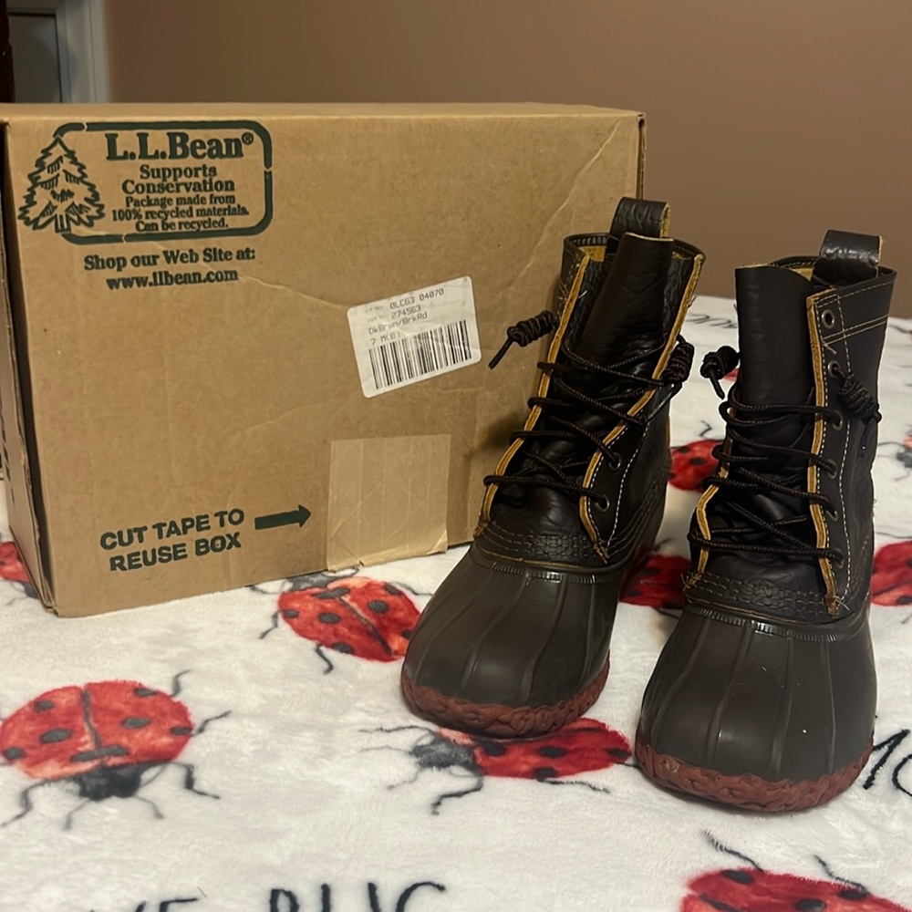 LL Bean rain boots-size 7 womens